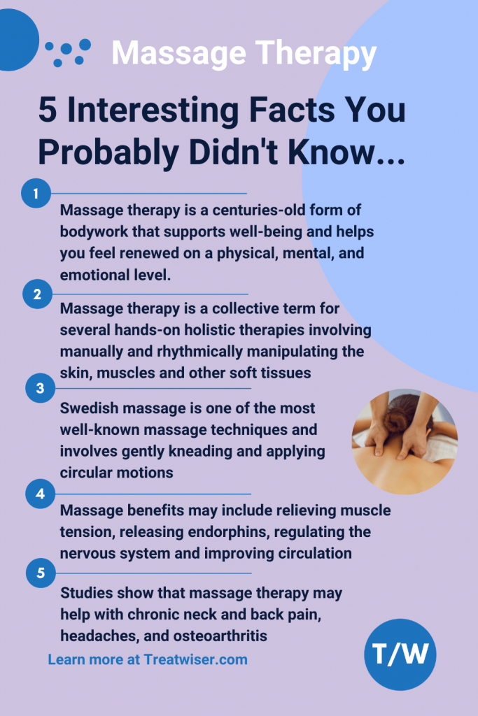 Massage Therapy Interesting Facts Summary