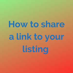 How to share a link to your listing
