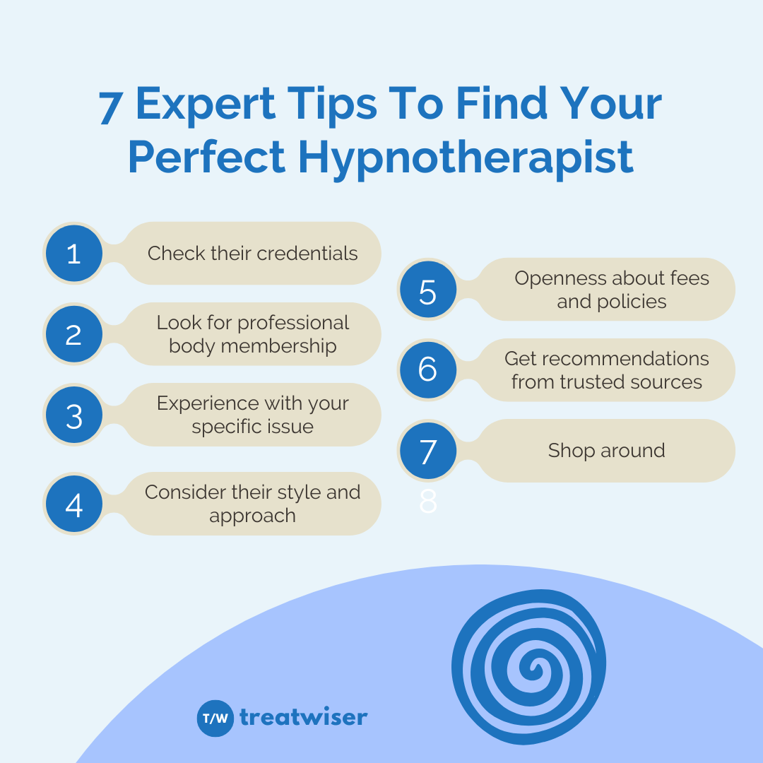 7 Expert Tips To Find Your Perfect Hypnotherapist